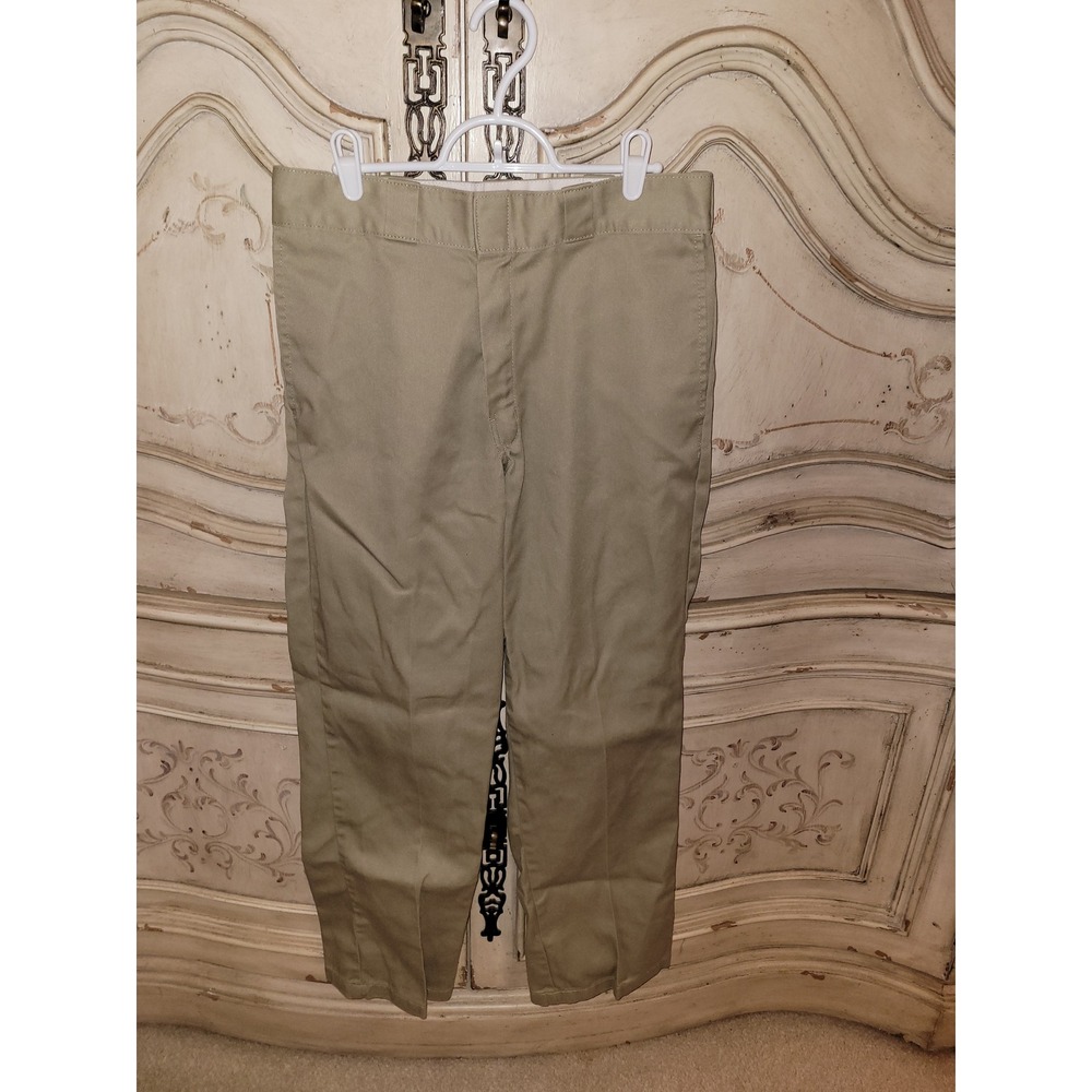Dickies 874 Original Fit Work Pants Khaki Tan 32x32 Straight Leg 874KH